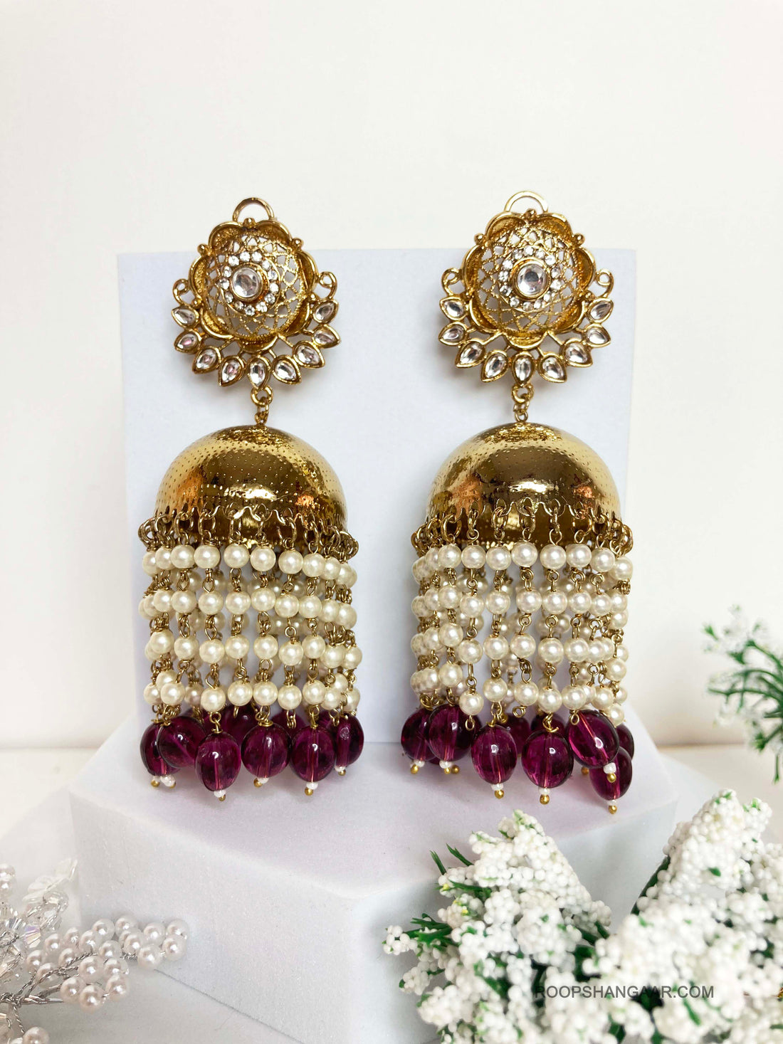 Wine Ruchi Jhumkis