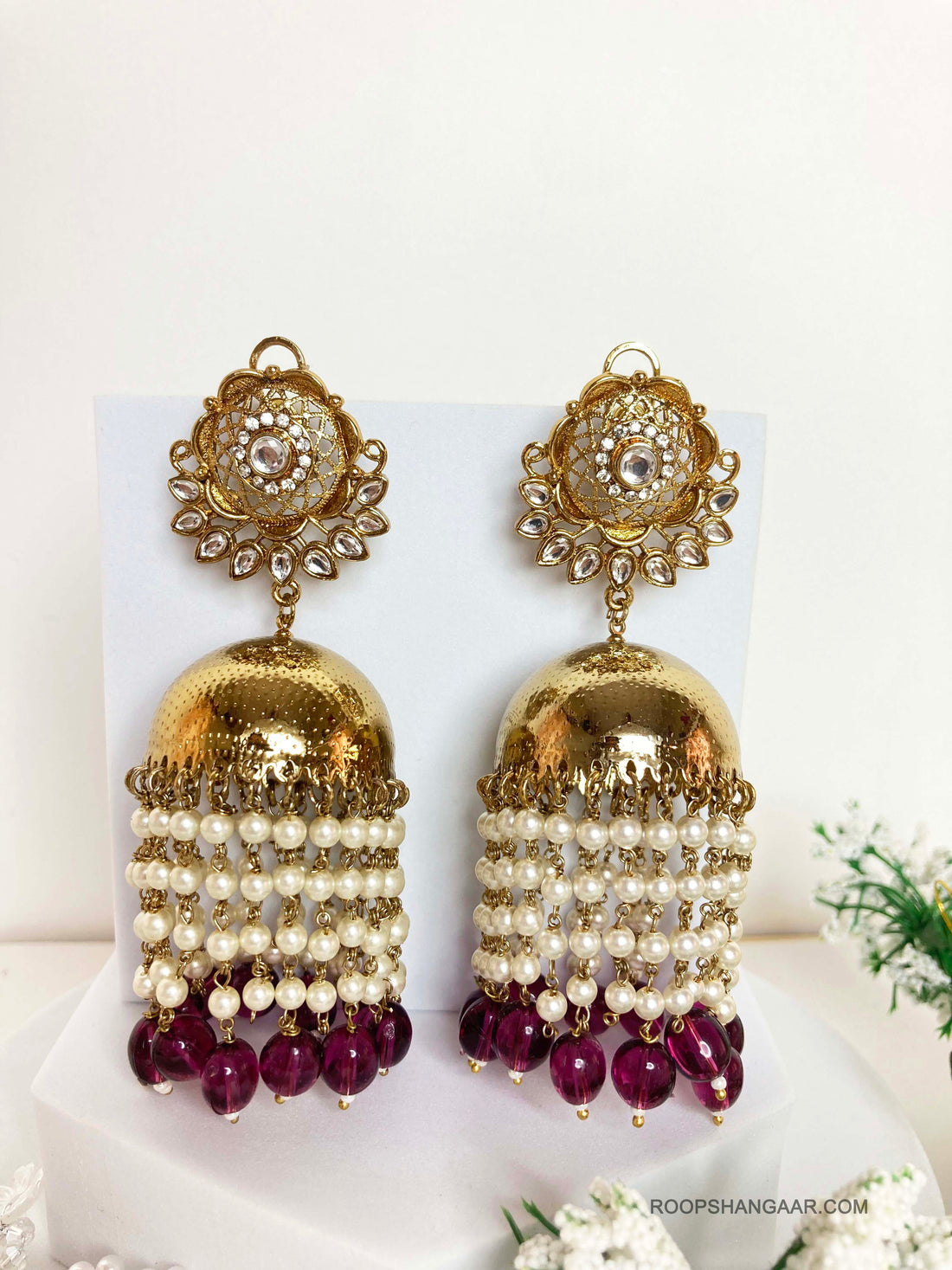 Wine Ruchi Jhumkis