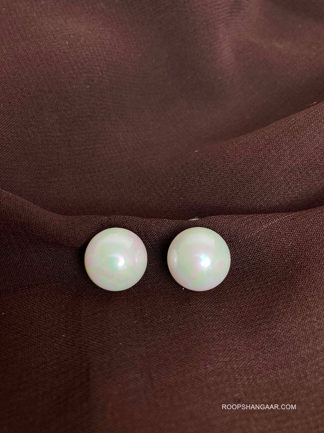 White Sera Studs