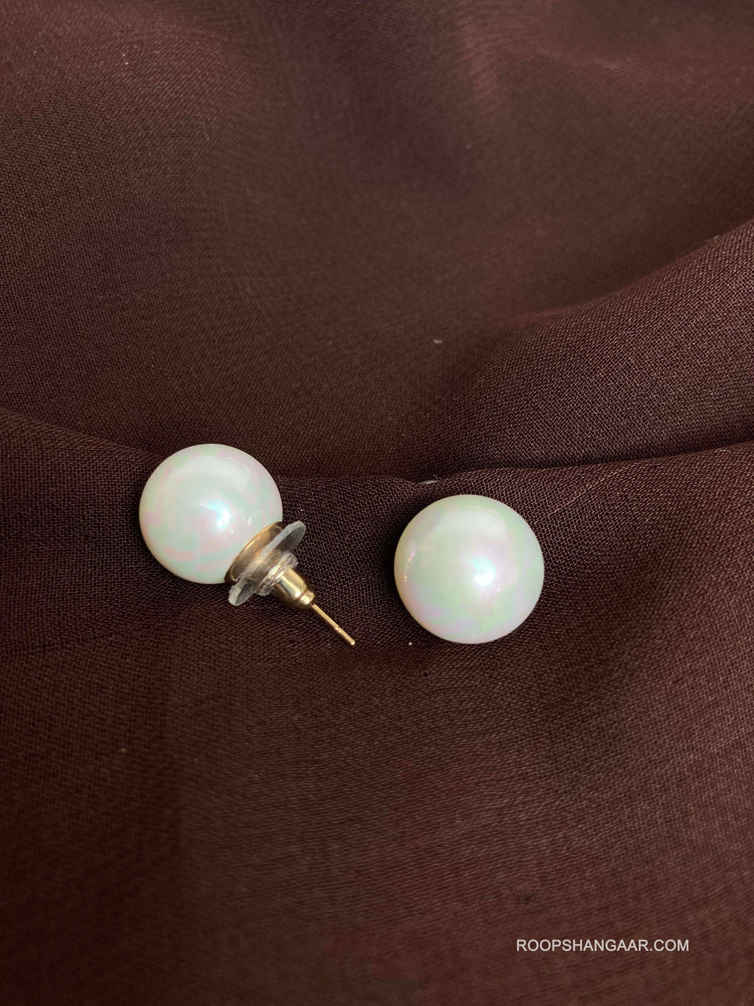 White Sera Studs