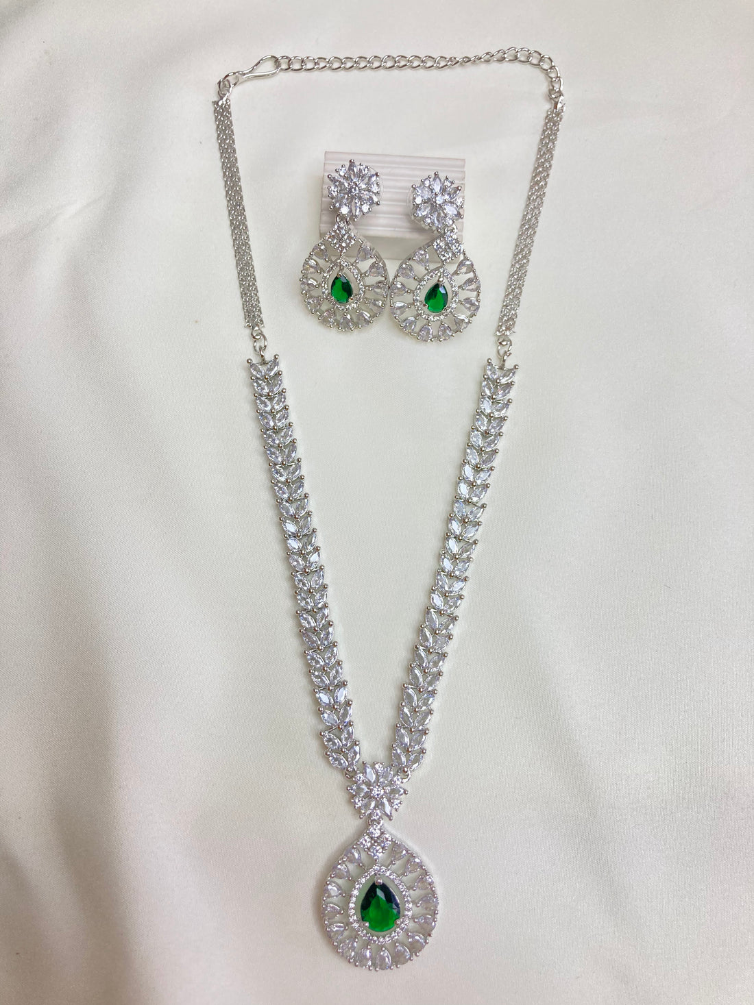 Green Sienna Zirconia Jewellery Set