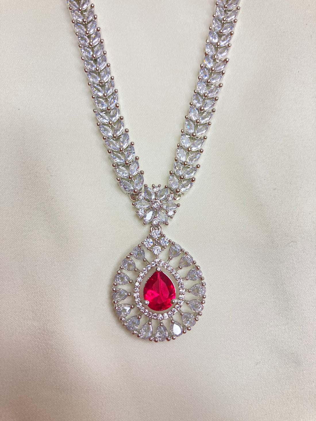 Ruby Sienna Zirconia Jewellery Set