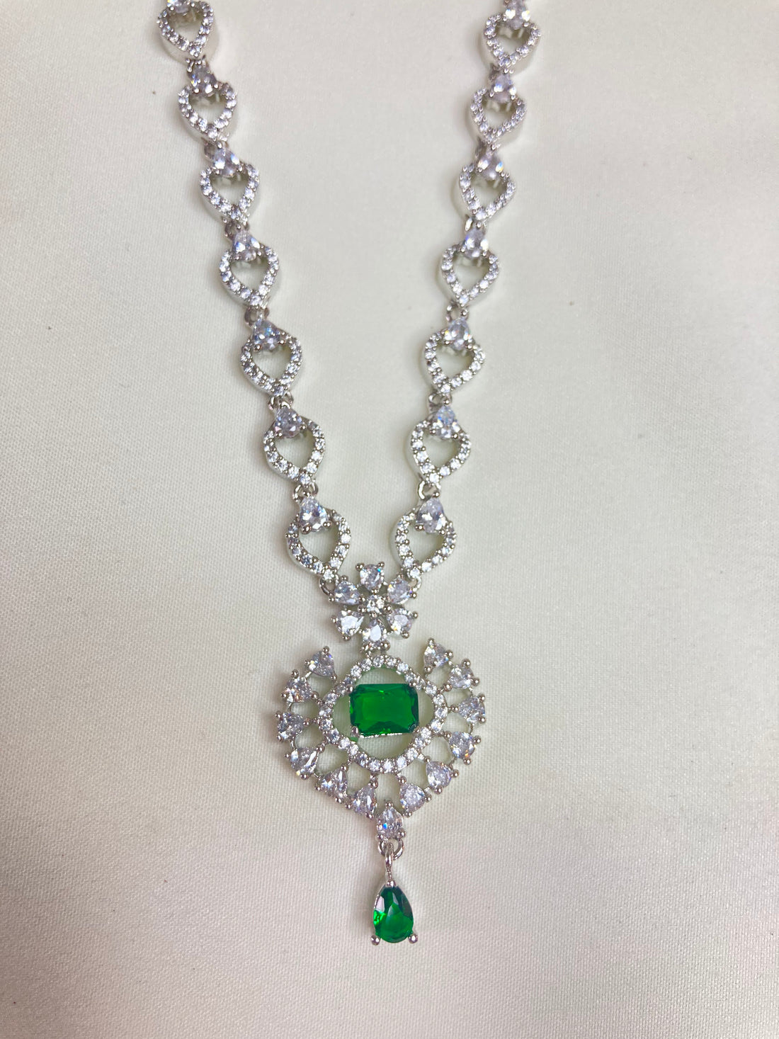 Green Sophia Zirconia Jewellery Set