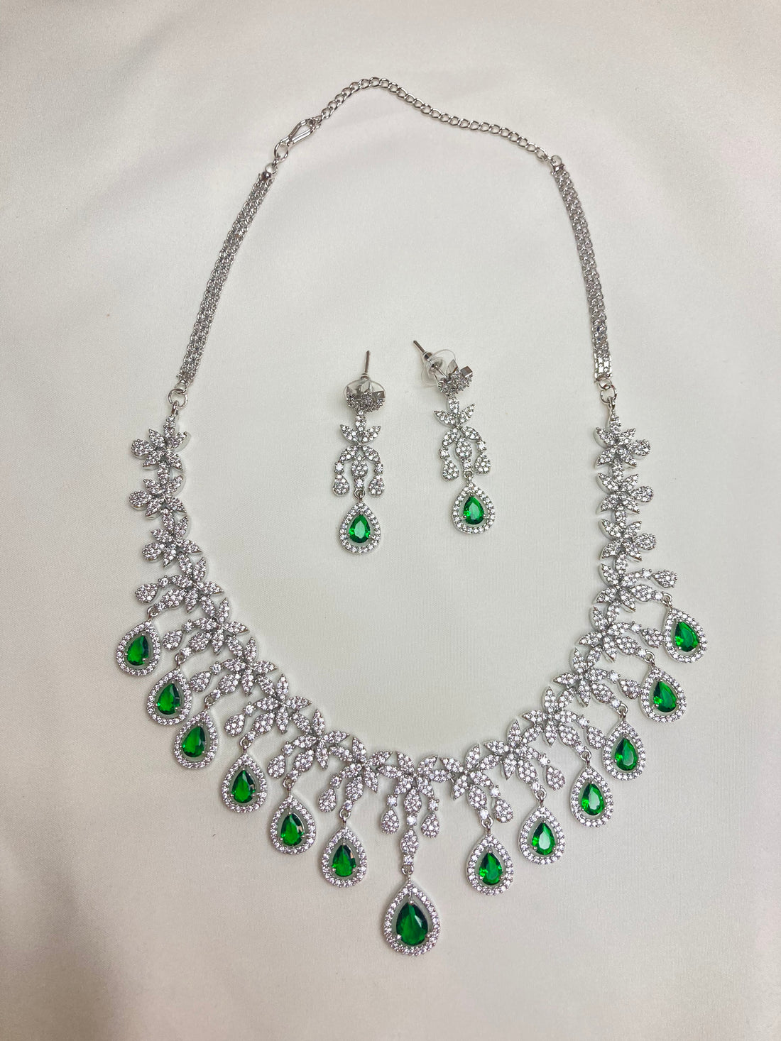 Green Sophie Zirconia Jewellery Set