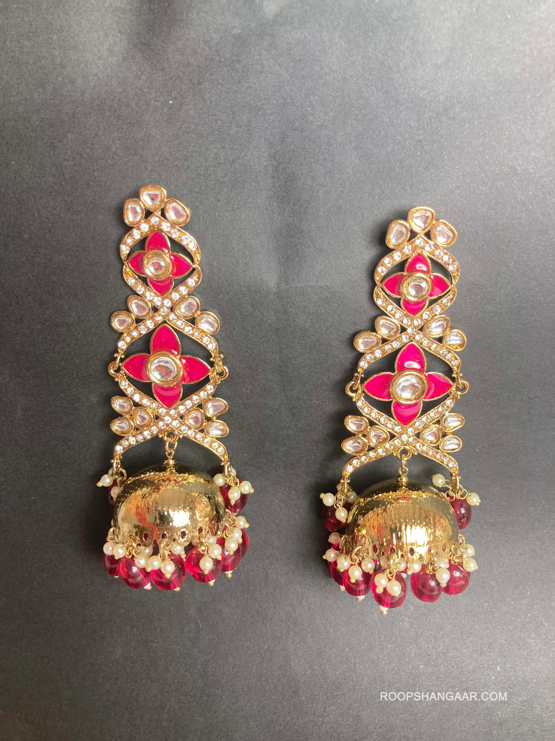 Ruby Taruni Jhumkis