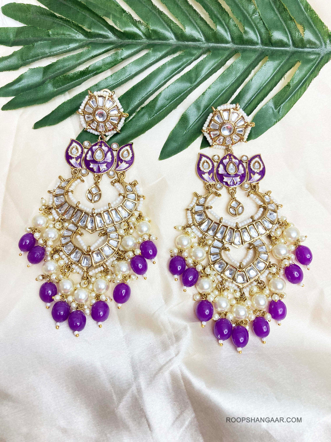 Purple Tavishi Chaandbalis