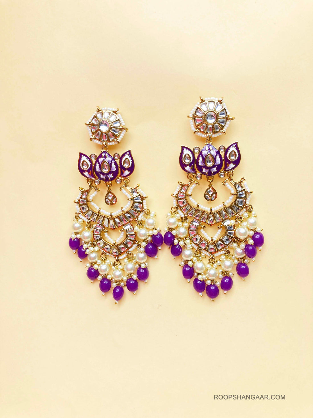 Purple Tavishi Chaandbalis