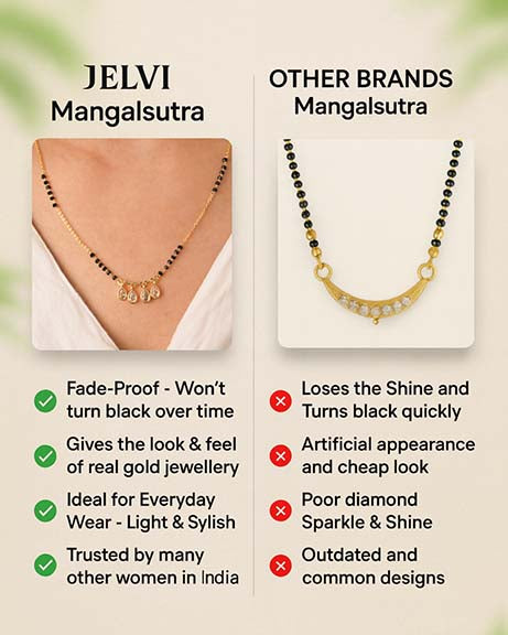 Riddhi Signature Gold Plated Mangalsutra - 18 Carat Glam