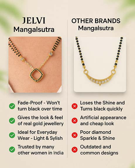 Daily Wear Myra 18K Gold Plated Mangalsutra