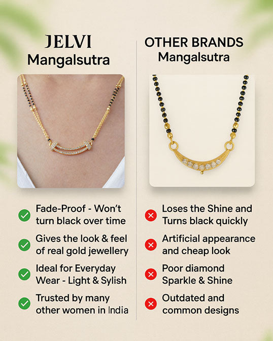 Pari Designer Mangalsutra in 18 Carat Gold Plating