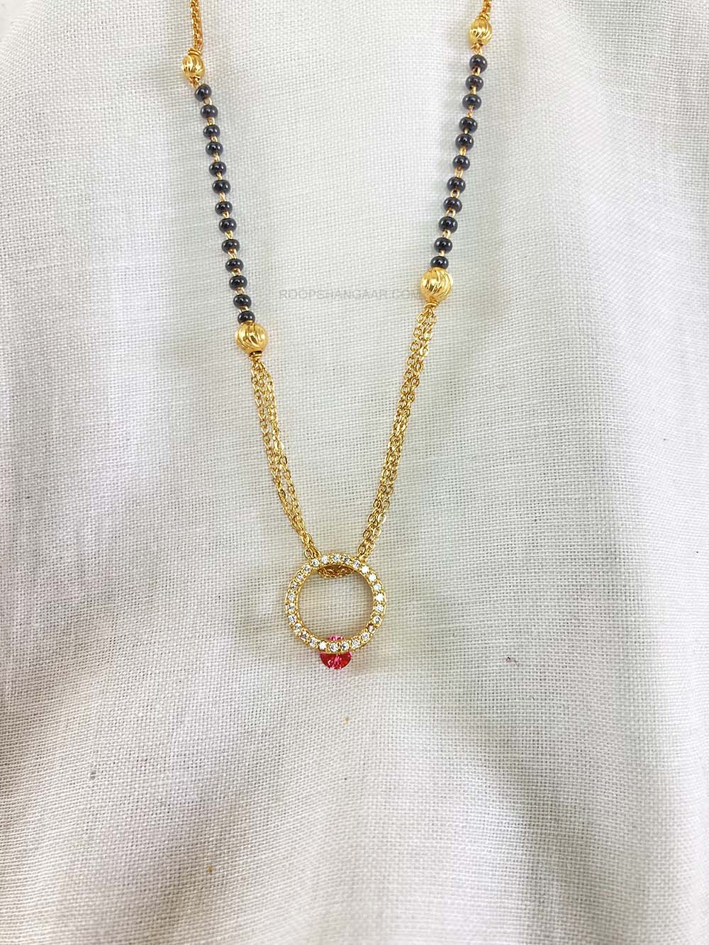 Gold Llily Delicate Mangalsutra