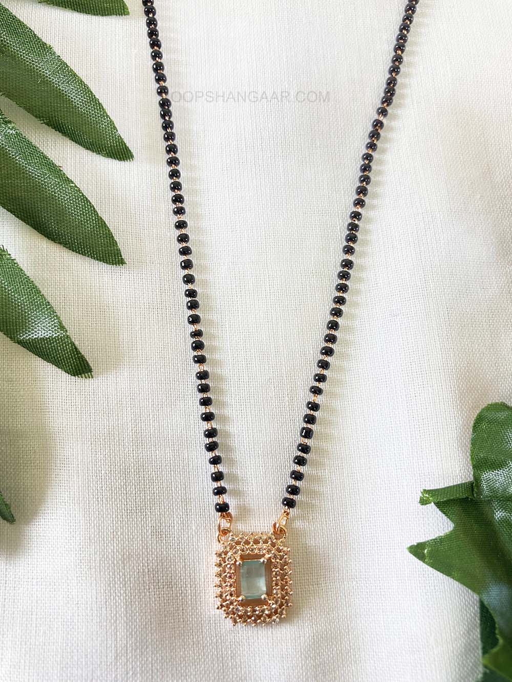 Mint Akriti Mangalsutra