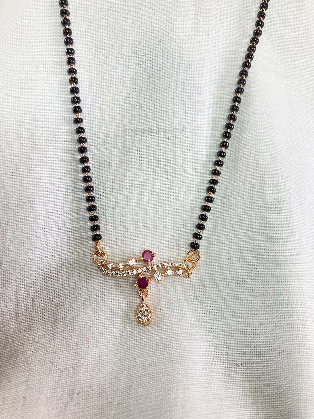 Rose Gold Saanvi Delicate Mangalsutra