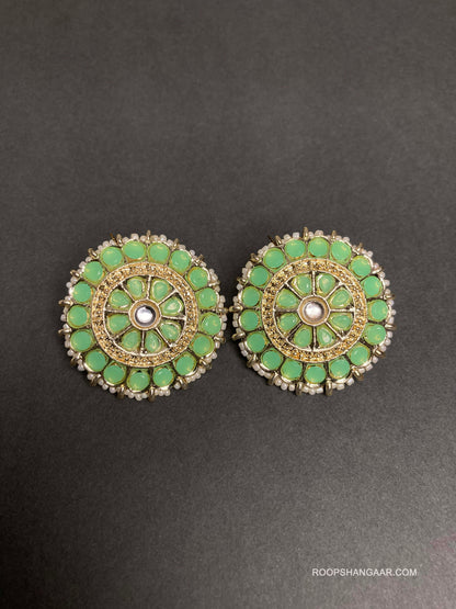 Green Aarohi Studs