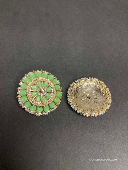 Green Aarohi Studs