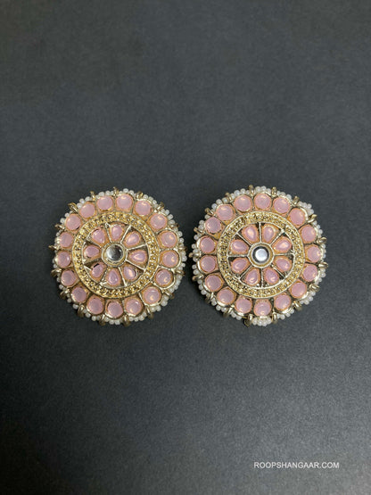 Pink Aarohi Studs