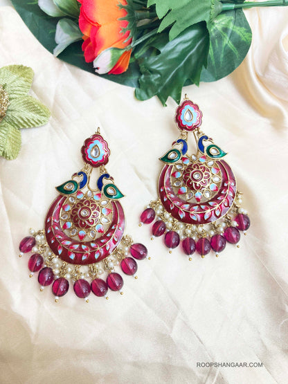 Maroon Aayushi Chaandbalis