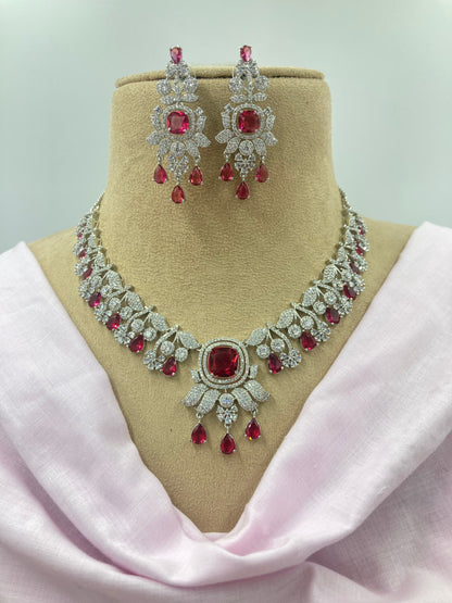 Ruby Alexandra Zirconia Jewellery Set