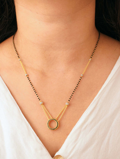 Simran Inspired 18 Carat Gold Plated Mangalsutra for Women