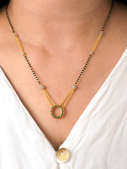 Simran Inspired 18 Carat Gold Plated Mangalsutra for Women