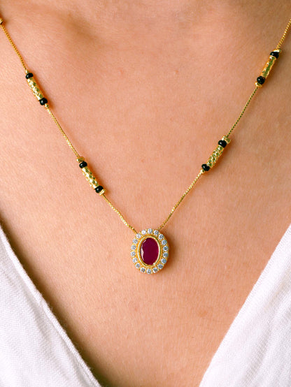 Daily Wear Kavya 18K Gold Plated Mangalsutra
