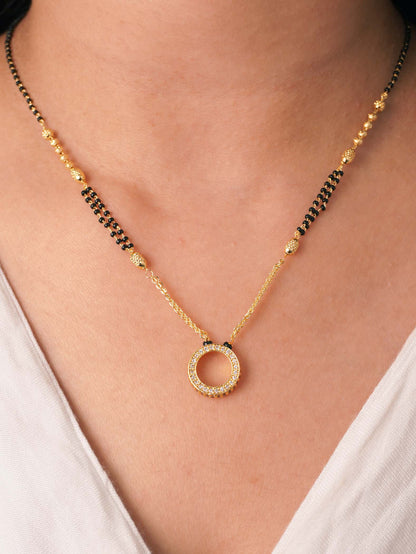 18 Carat Gold Plated Naira Style Mangalsutra