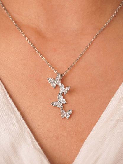 Charvi Anti-Tarnish Silver Plated Necklace - Chain for Women & Girls