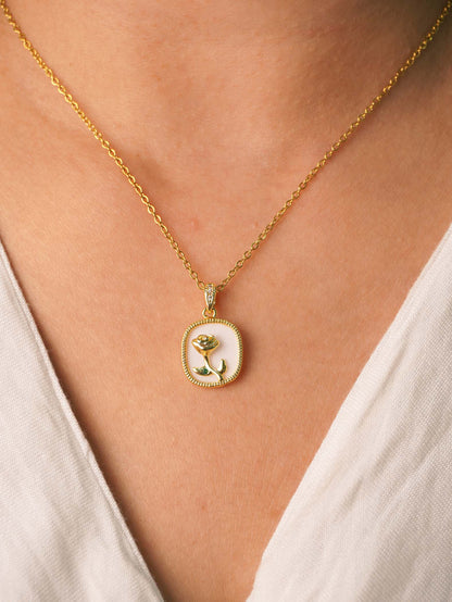 Anti-Tarnish Naina 18k Gold Plated Necklace for Women & Girls