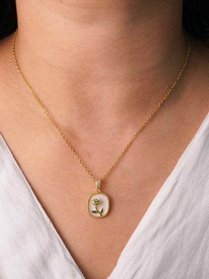 Anti-Tarnish Naina 18k Gold Plated Necklace for Women & Girls