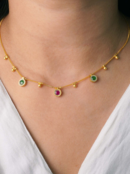 Vanya's Anti-Tarnish 18k Gold Chain for Women & Girls - Modern Design