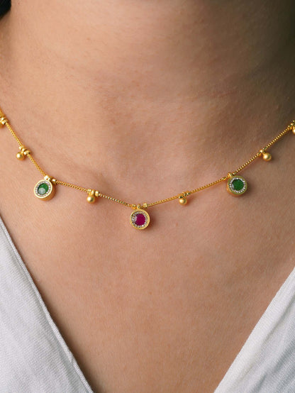 Vanya's Anti-Tarnish 18k Gold Chain for Women & Girls - Modern Design