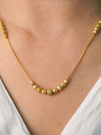 Aesthetic Anti-Tarnish Zoya Necklace - 18k Gold Plated for Women & Girls