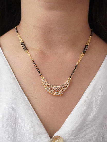 Traditional Yet Stylish Meera Mangalsutra in 18K Gold