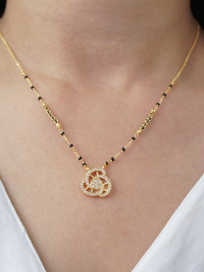 Minimalist 18K Gold Plated Ishita Mangalsutra with Modern Twist