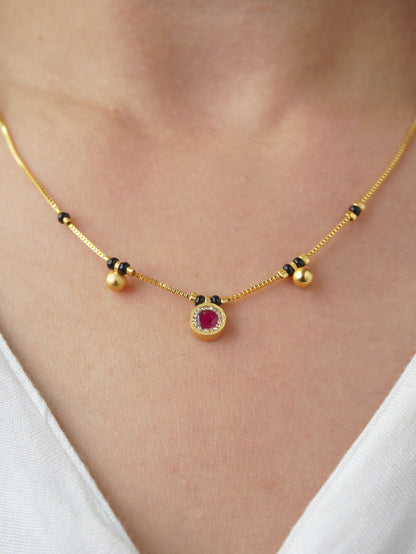 Elegant Saanvi 18K Plated Mangalsutra - Fashion Jewellery