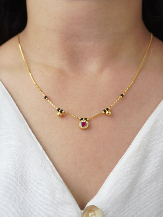 Elegant Saanvi 18K Plated Mangalsutra - Fashion Jewellery