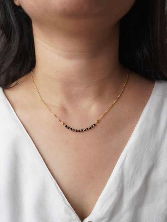 18 Carat Gold Plated Saranya Style Mangalsutra