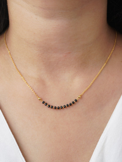 18 Carat Gold Plated Saranya Style Mangalsutra