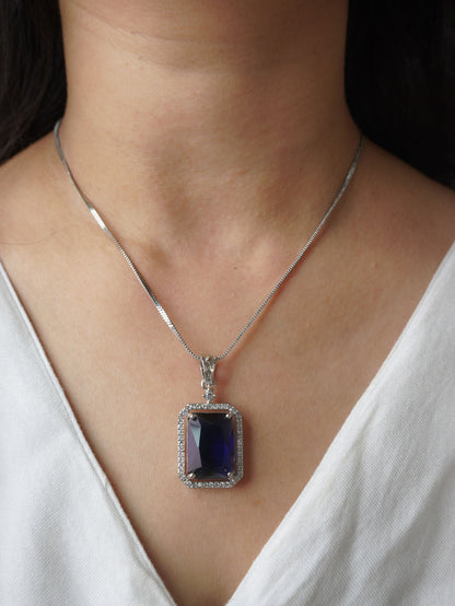 Purple Zoya Pendent Set