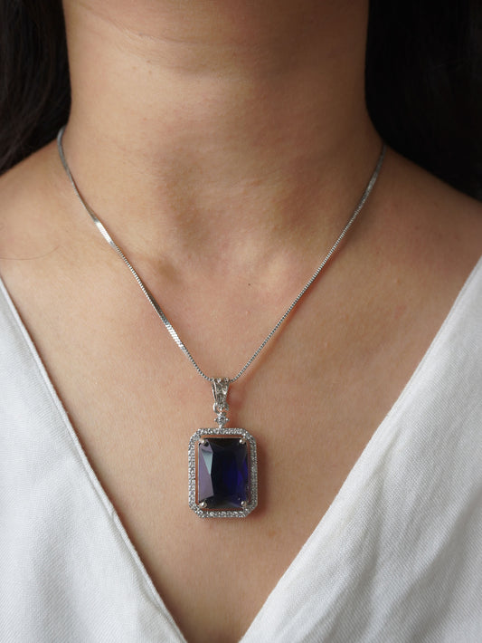 Purple Zoya Pendent Set