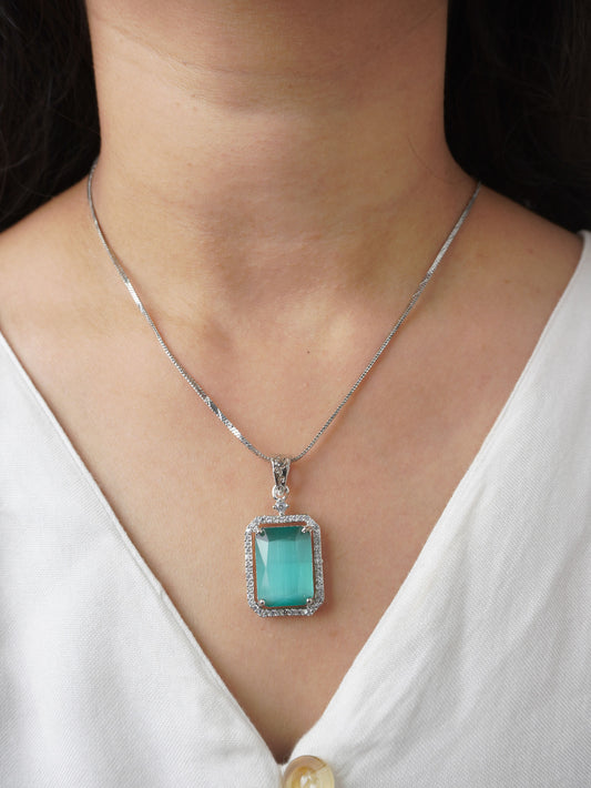 Rama Green Himani Pendent Set