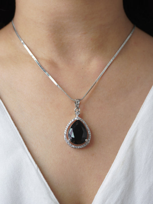 Black Chahat Pendent Set