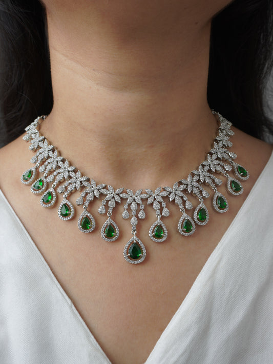 Green Sophie Zirconia Jewellery Set