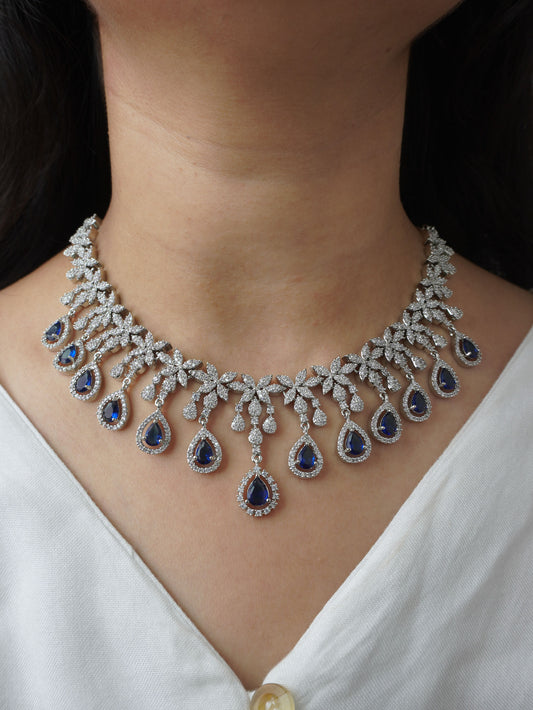 Blue Sophie Zirconia Jewellery Set