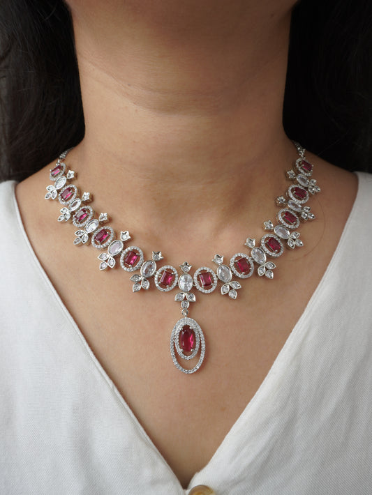 Ruby Isla Zirconia Jewellery Set