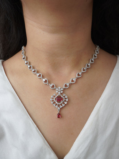 Ruby Sophia Zirconia Jewellery Set