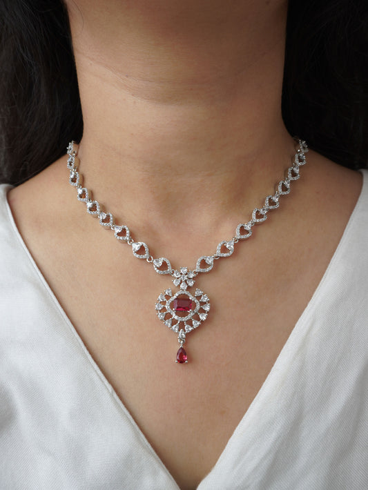 Ruby Sophia Zirconia Jewellery Set