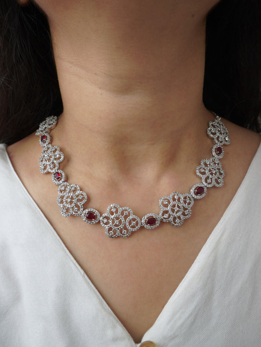 Ruby Keira Zirconia Jewellery Set