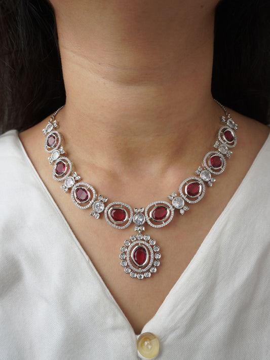 Ruby Margot Zirconia Jewellery Set