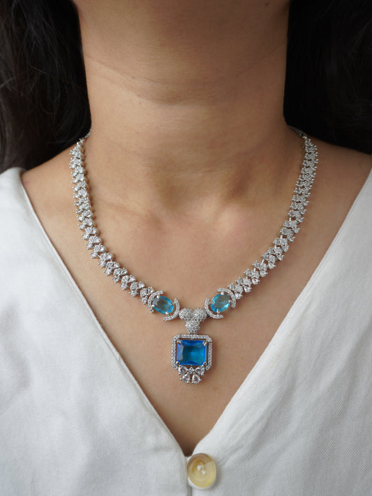 Aqua Jennifer Zirconia Jewellery Set